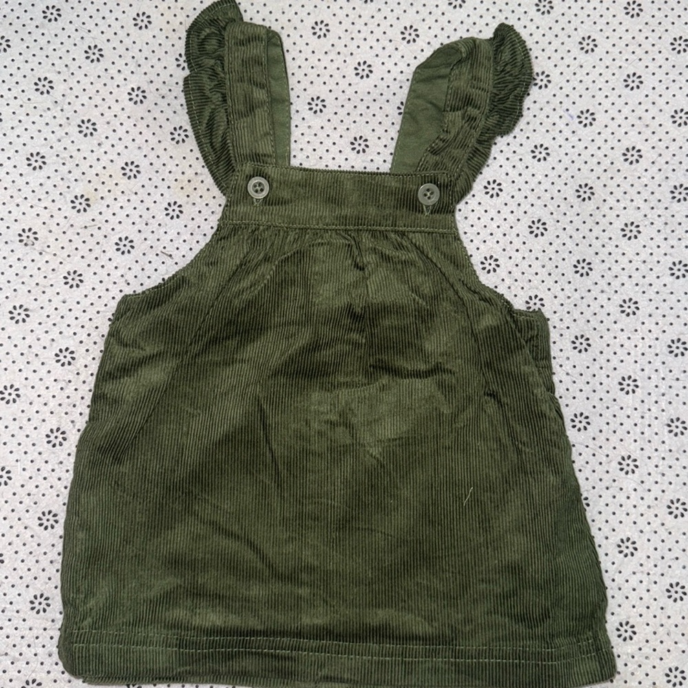 πNWT π CUTE LITTLE GIRLS 3 PIECE CORDUROY DRESS SIZE 6 MONTHS - Picture 3 of 8